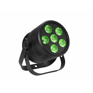 EUROLITE LED Silent Par 6 QCL floor bk