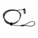 EUROLITE KG-180S Kabelslot anti-diefstalbeveiliging met combinatieslot