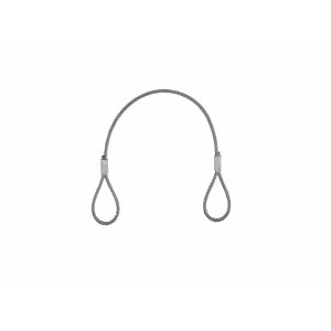 EUROLITE Steel Rope (FC) 400x3mm silver without quick link