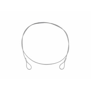 EUROLITE Steel Rope (SC) 900x3mm silver without quick link