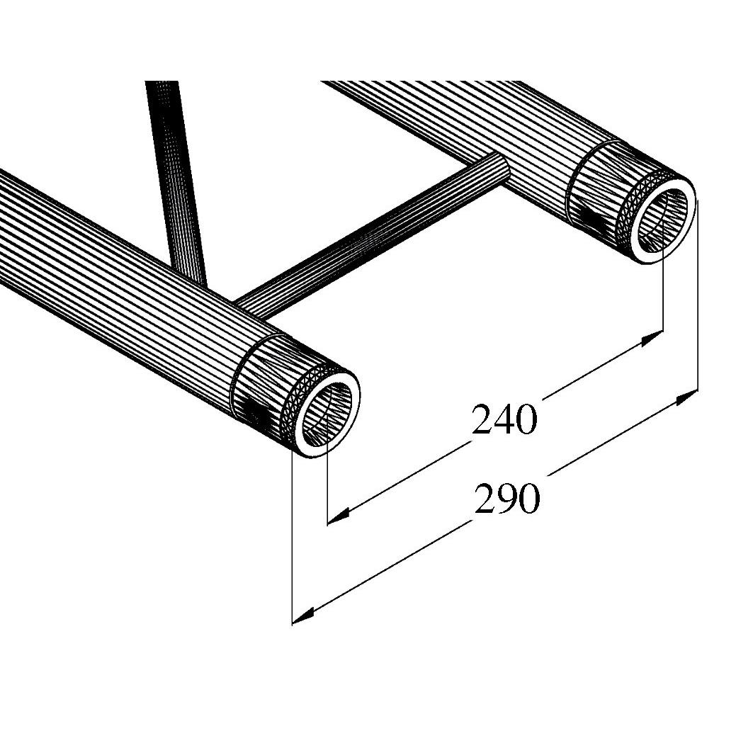 ALUTRUSS BILOCK BQ2-S3000 2-way Cross Beam bk - Image 2