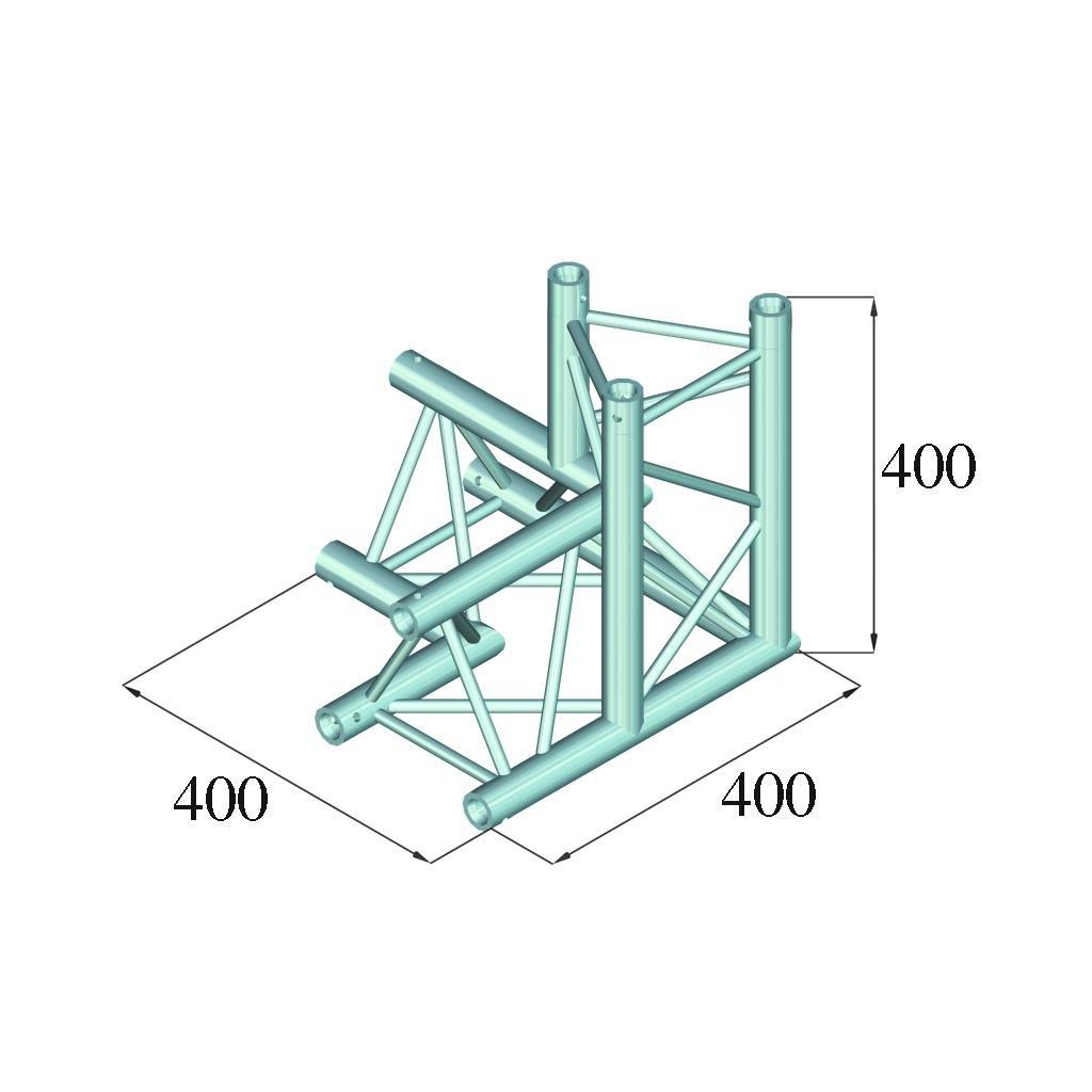 ALUTRUSS DECOLOCK DQ3-PAL34 3-way Corner 90° - Image 3