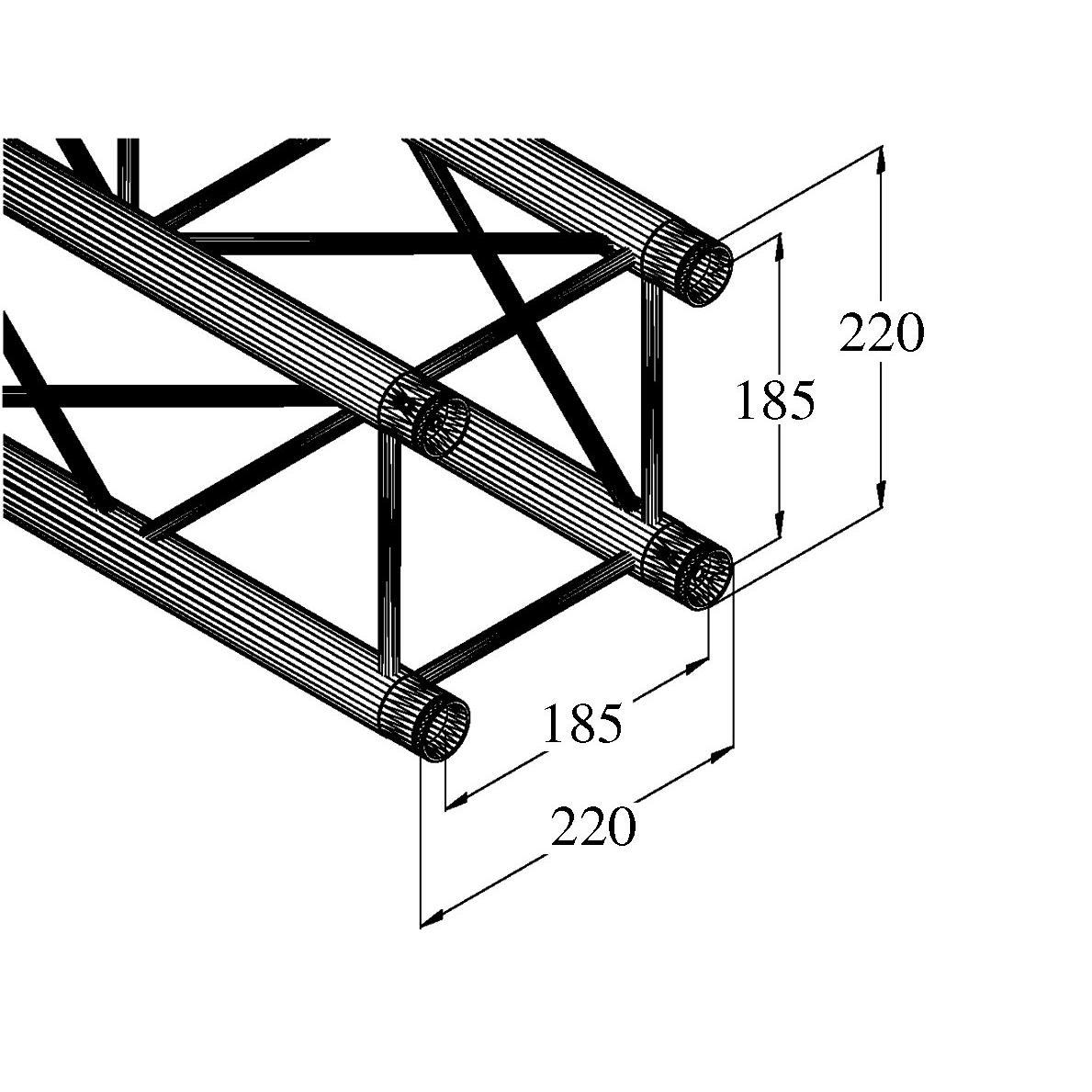 ALUTRUSS DECOLOCK DQ4-S750 4-way Cross Beam bk - Image 2