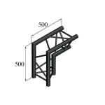 ALUTRUSS TRILOCK S-PAC 25 2-weg hoek 90¬∞/ zwart