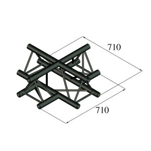 ALUTRUSS TRILOCK S-PAC-41 4-way Cross