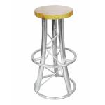 ALUTRUSS Barkruk, gebogen