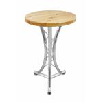 ALUTRUSS Bistrotafel, gebogen