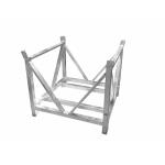 ALUTRUSS Rolplateau voor Stalen Grondplaten Vierkant 80x80