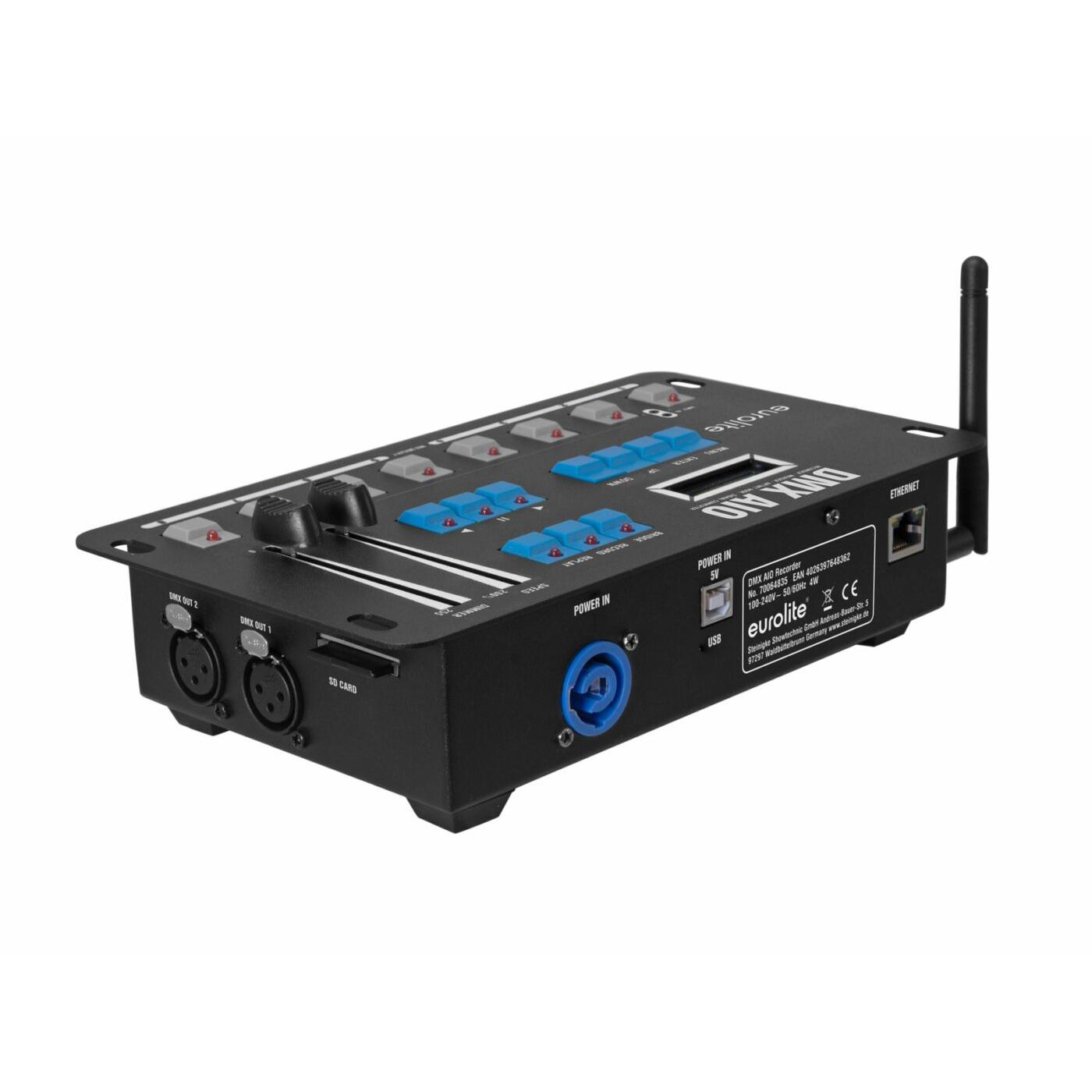 Eurolite DMX AIO Recorder, Merger, Artnet Node, Signal Converter - Image 2