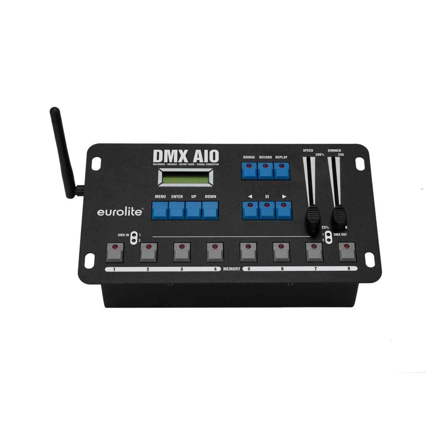Eurolite DMX AIO Recorder, Merger, Artnet Node, Signal Converter - Image 3