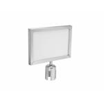 EUROLITE Bord voor Eurolite slagboom 317x215 zilver