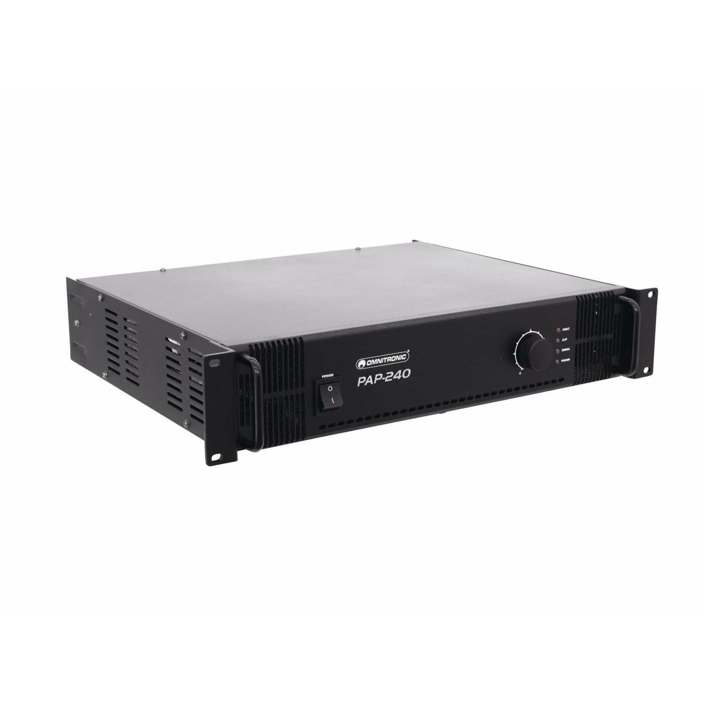 OMNITRONIC PAP-240 PA Amplifier - Image 5