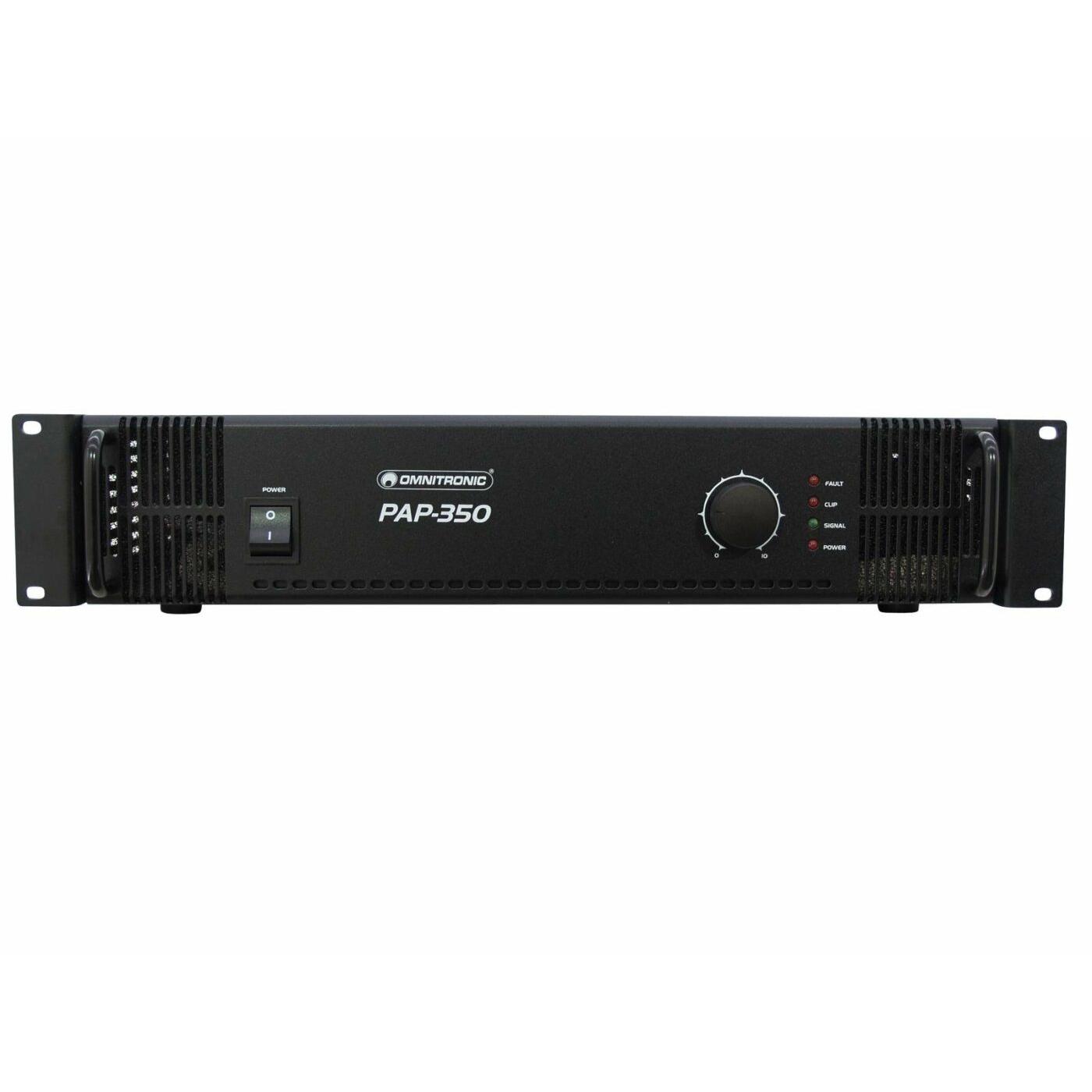 OMNITRONIC PAP-350 PA Amplifier - Image 4