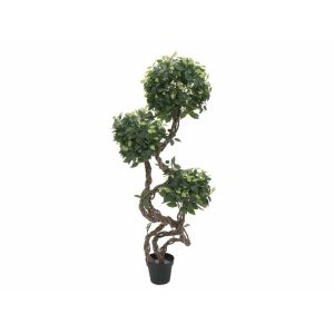 EUROPALMS Ficus spiral trunk, artificial plant, 160cm