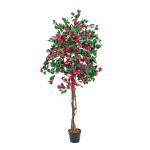 EUROPALMS Bougainvillea, kunstplant, roze, 150cm