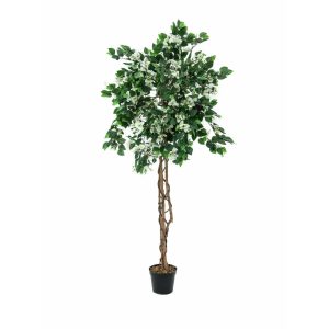 EUROPALMS Bougainvillea, artificial plant, white, 150cm