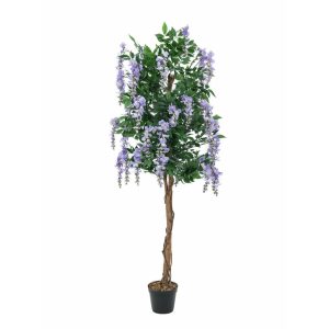 EUROPALMS Wisteria, artificial plant, purple, 150cm