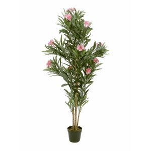 EUROPALMS Oleander Tree, artificial plant, pink, 150 cm