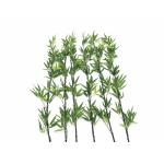 EUROPALMS Bamboe buis met bladeren, kunstmatig, 180cm, sixpack
