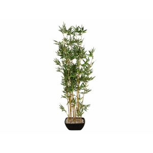 EUROPALMS Bamboo in bowl, artificial, 150cm