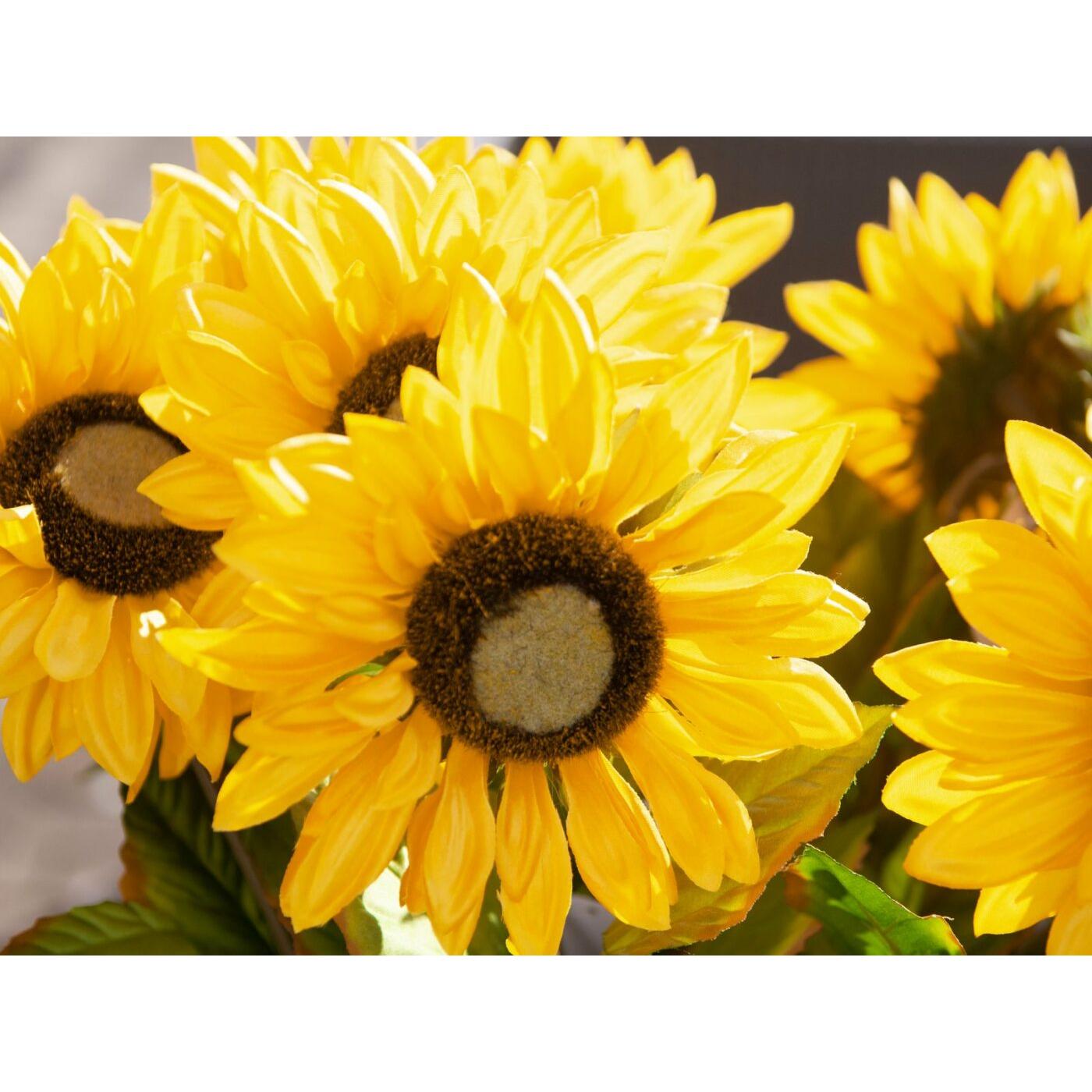EUROPALMS Sunflower, artificial plant, 70cm - Image 5