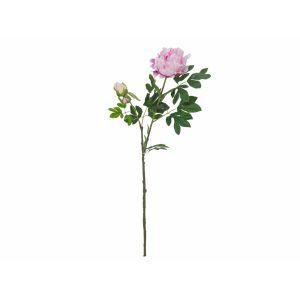 EUROPALMS Peony Branch premium, artificial plant, pink, 100cm