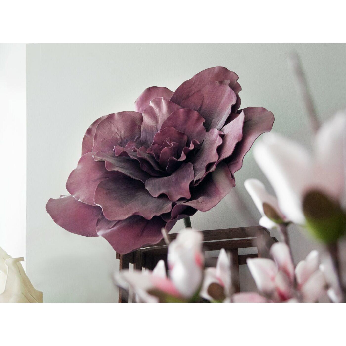 Europalms Grote bloem (EVA), oude roos, 80cm - Image 4