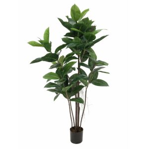 EUROPALMS Rubber Tree, artificial plant, 120cm