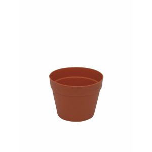 EUROPALMS Flowerpot plastic, red, 17cm