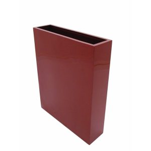 Europalms Plantenbak - LEICHTSIN CUBE-100, glanzend rood