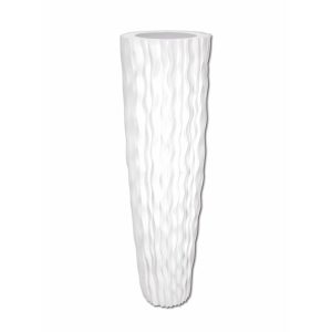EUROPALMS Design pot LAMELLA-140, white