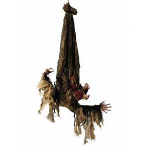 Europalms Halloween bat, moving with sound effects, 95cm