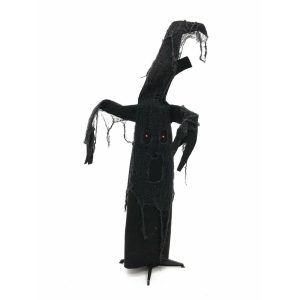 Europalms Halloween decoration black tree, with light and sound, 110cm