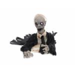 Europalms Halloween decoratie zombie, bewegend met licht en geluid, 43cm decoratie