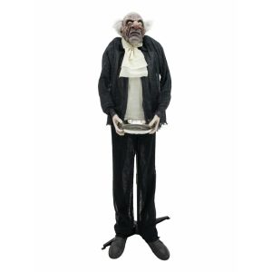 Europalms Halloween decoration pop, zeraktor with movement and light and sound effects, 164cm