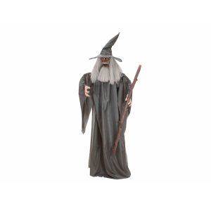 Europalms Halloween figure Wizard animated 190cm