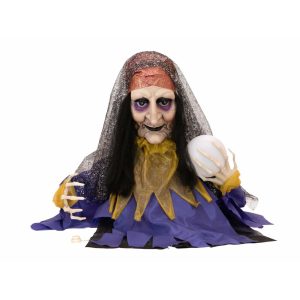Europalms Halloween figure Fortune teller animated 50cm