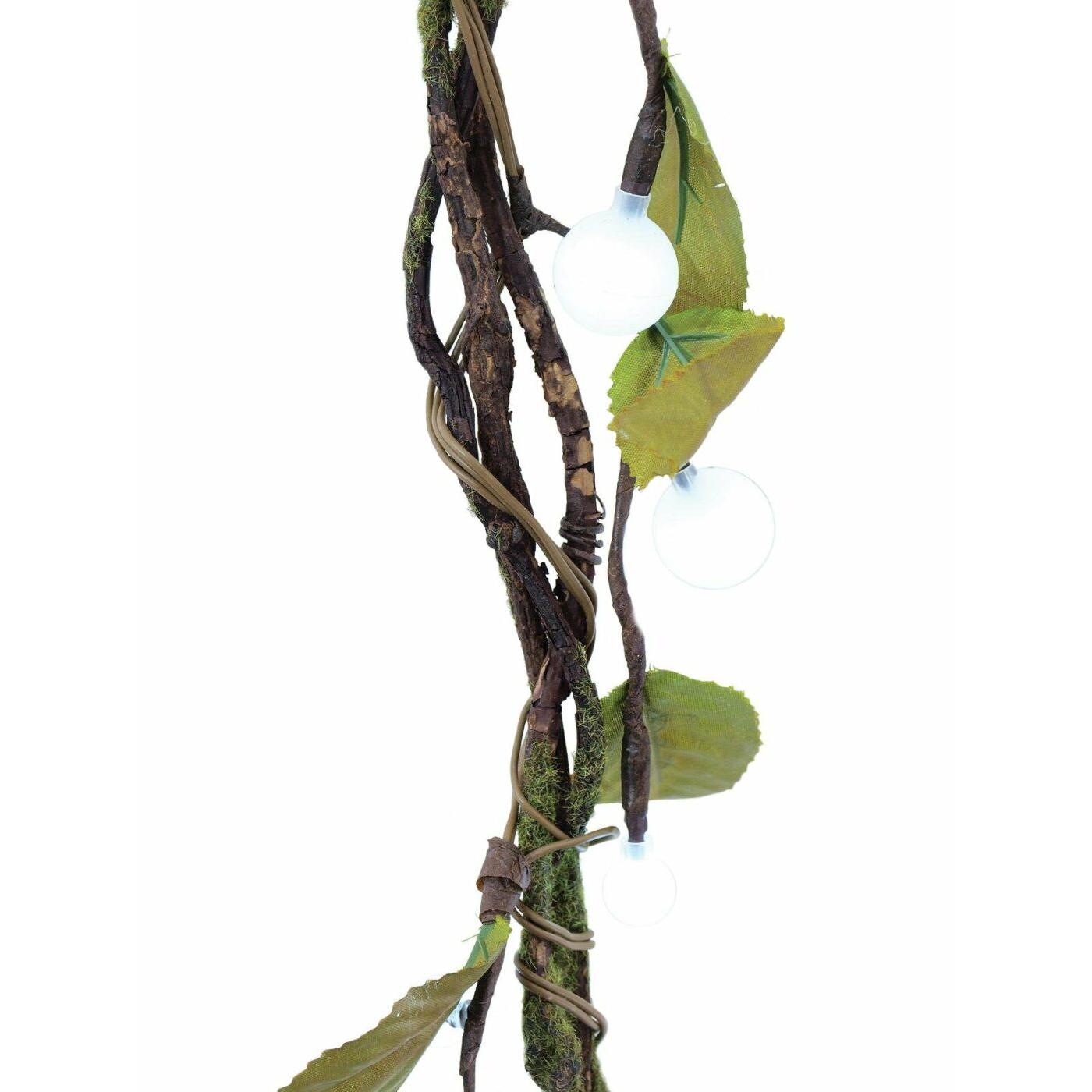 EUROPALMS Heather twine, with LEDs, white, 180cm - Image 2