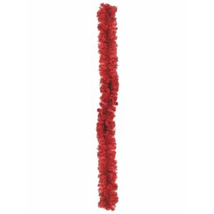 EUROPALMS Noble pine garland, red, 270cm