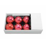 EUROPALMS LED Kerstbal 6cm, rood 6x