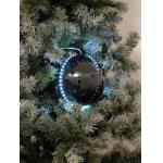 EUROPALMS LED Sneeuwbal 8cm, zwart 5x