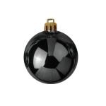 Europalms Kerstbal 7cm, Zwart 6x
