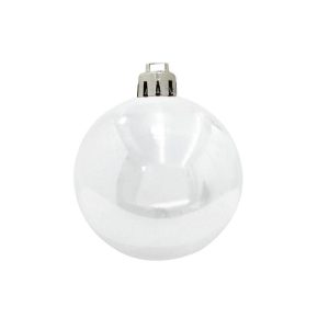 EUROPALMS Deco Ball 7cm, white 6x