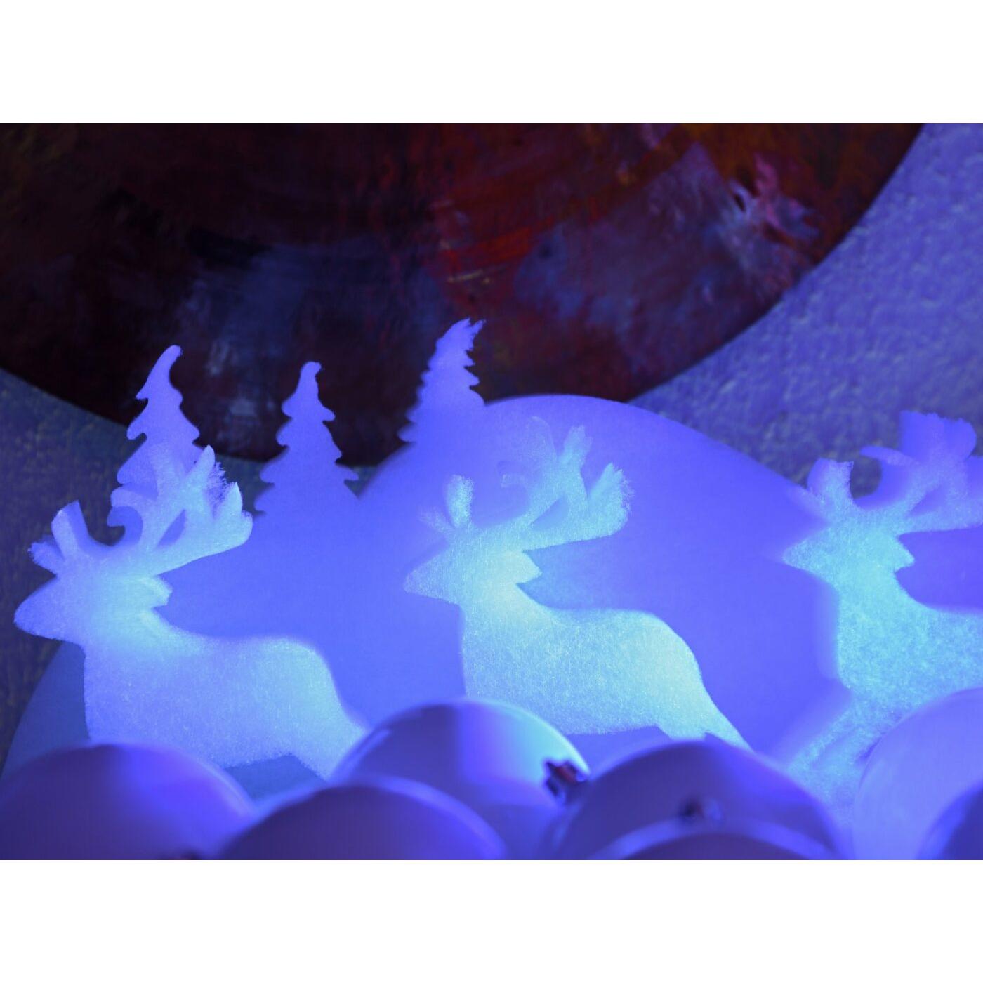 EUROPALMS Winter landscape made of snow matting, flame retardant B1 - Image 5