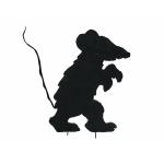 EUROPALMS Silhouet Griezelige Muis, 56cm