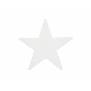 EUROPALMS Silhouette Star, white, 58cm