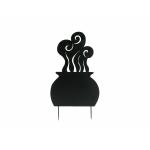 EUROPALMS Silhouet metalen heksenketel, 83cm