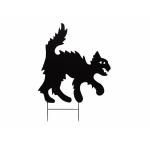 EUROPALMS Silhouet metalen kat, 53cm