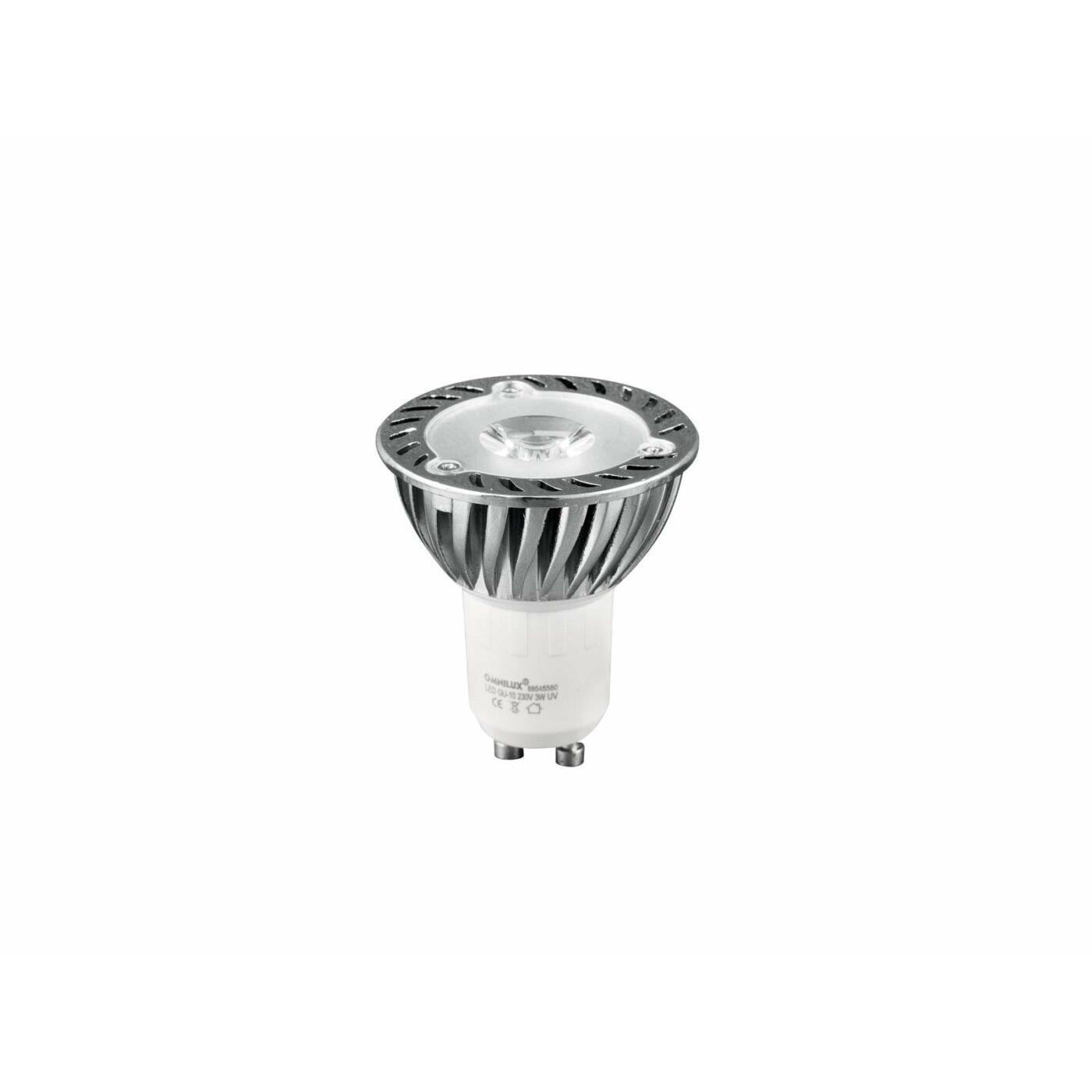 OMNILUX GU-10 230V 1x3W LED UV active
