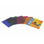 EUROLITE Kleurfolieset 19x19cm, zes kleuren